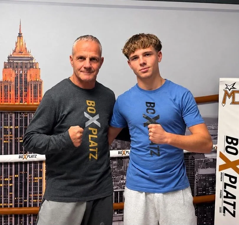 Mario Dimitroff und Marlo Dimitroff im Boxplatz Germany