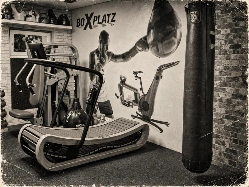 Boxring im Clubraum